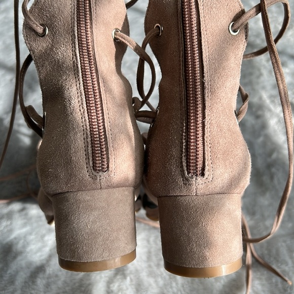 🎯Jeffrey Campbell Bryn Gladiator Sandals Taupe Size 6 - Picture 13 of 15